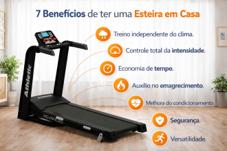 7 benefícios de ter uma esteira em casa